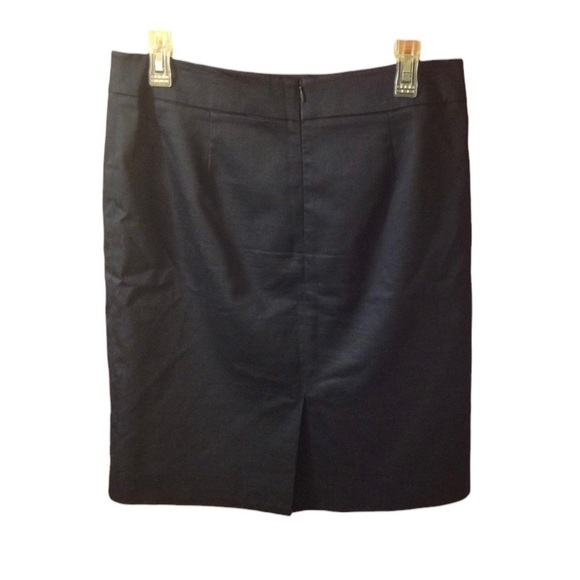 Madison Blue Sheen Pencil Skirt - Picture 4 of 6